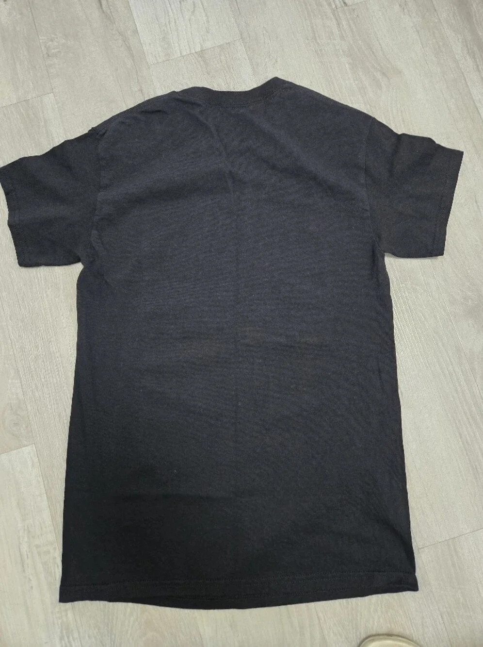 adidas Black Short Sleeve Tee with White Trefoil Logo